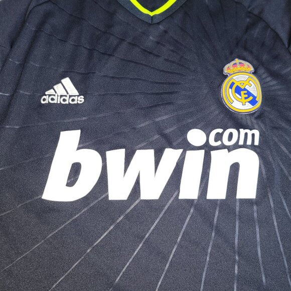 Cristiano Ronaldo Real Madrid 2010 2011 Away Soccer Jersey Shirt M SKU# P95985 - Picture 3 of 7